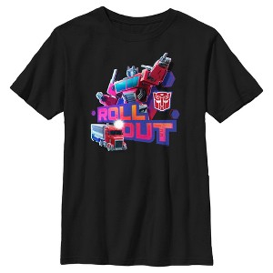 Boy's Transformers: EarthSpark Optimus Prime Roll Out T-Shirt - 1 of 4