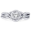 Monogram Infini Engagement Ring, White Gold and Diamond - Categories Q9M34F