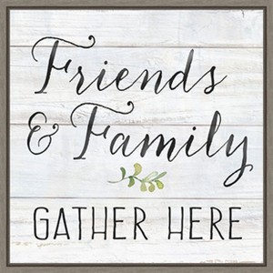 Amanti Art Farmhouse Sign III Family by Cynthia Coulter Canvas Wall Art Print Framed 22 x 22-in. - 1 of 4