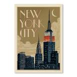 Americanflat Nyc Deco Skyline by Anderson Design Group Poster