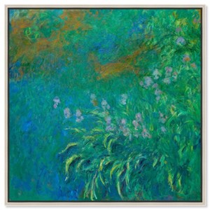 Art Remedy Claude Monet - Irises Blue Monet Art Prints Framed - 1 of 4