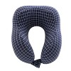Travel Pillow - Memory Foam Pillow with Washable Cover - Neck Pillows for  Sleeping on Airplanes, Trains, Cars, and Buses by Home-Complete (Black)