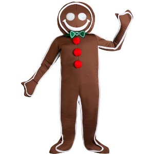 HalloweenCostumes.com Kid's Iced Gingerbread Man Costume - 1 of 4