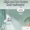 Ceiling Fan,Small Fan,Quiet Operation Eye Protection Fan for Bathroom Bedroom - 2 of 4