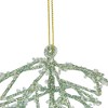 Northlight 4.75" Green 3-D Glittered Iron Wire Pine Cone Christmas Ornament - 3 of 3