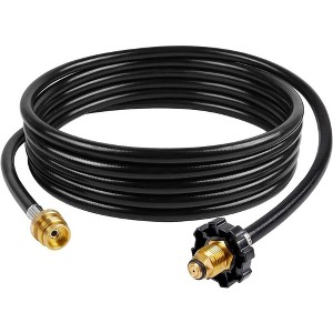 GASPRO 18-Foot Propane Hose Adapter, Compatible with Mr. Heater Buddy Heater, Portable Grill, and More, Connects to 5-100lb Tank - 1 of 4
