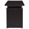 Vynxaria 2 Drawer Office Computer Desk Writing Desks Modern Wooden Workstation with Storage for Home Office - 4 of 4