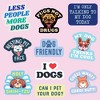Dog Sticker Extra Large Stickers for Adults Funny Adhesives with Memes - Crazy Dog - 2 of 4