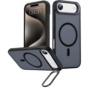 Entronix [Magnetic] Case Compatible with iPhone 17 Air - Matte Finish with Camera Stand - 1 of 4
