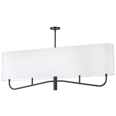 Dainolite Eleanor 4 - Light Chandelier in  Matte Black