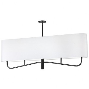 Dainolite Eleanor 4 - Light Chandelier in  Matte Black - 1 of 1