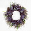 Northlight Lavender Spiral Artificial Vine Wreath, 22-Inch, Unlit - 2 of 4