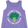 Girls' - Instant Message - Broccoli Graphic Sleeveless Aline Dress - 2 of 4