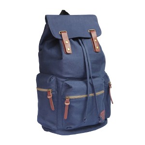 SYDNEY PAIGE X BAZIC Products® GUIDI Rucksack Backpack, 18", Midnight Blue - 1 of 3
