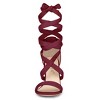 Allegra K Women's Back to College Lace Up Block Heels Sandals - 2 of 4