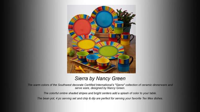 8.8&#34; 4pk Earthenware Sierra Salad Plates - Certified International, 2 of 5, play video