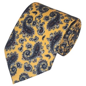 Men's Paisley Printed Design 100% Micro Fiber 3.25" W x 58" L Necktie - 1 of 3
