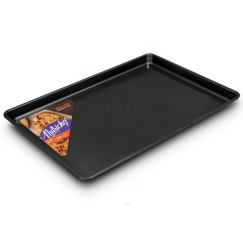 Nutrichef Nonstick Cookie Sheet Baking Pan - Metal Oven Large Baking Tray,  Professional Quality Non-stick Mega Pan Bake Trays : Target