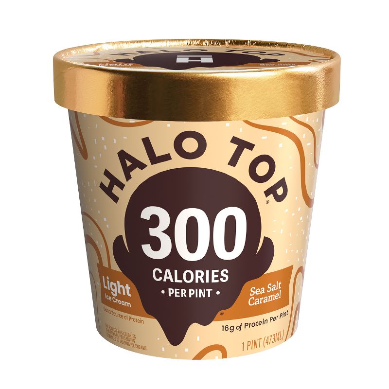 Halo Top Sea Salt Caramel Ice Cream - 16oz, 1 of 4