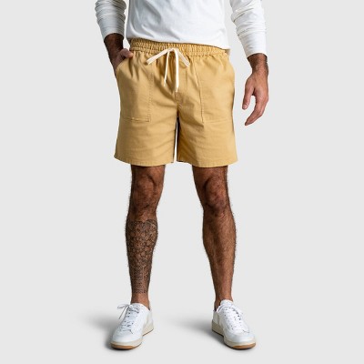 gold cargo shorts