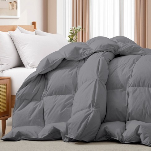 dark grey down comforter