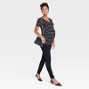 Over Belly Split Front Ponte Maternity Pants - Isabel Maternity By Ingrid &  Isabel™ Black : Target