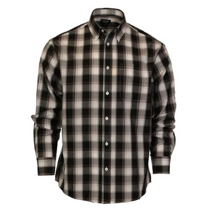 Gioberti Men's Long Sleeve Plaid Shirt - 1 of 2