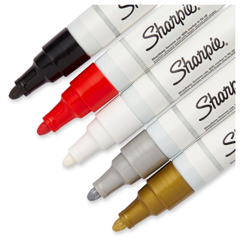 Sharpie 5pk Oil-Based Paint Markers Medium Tip, 4 of 6