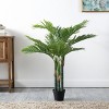 Artificial Tree - Faux 49" Potted Golden Can Palm Tree - FXP2006 - Green - Safavieh - 2 of 4
