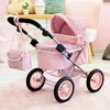 Bayer Design Dolls: Trendy Pram - Pink & Animal Print- Fits Dolls Up To 18" - 4 of 4