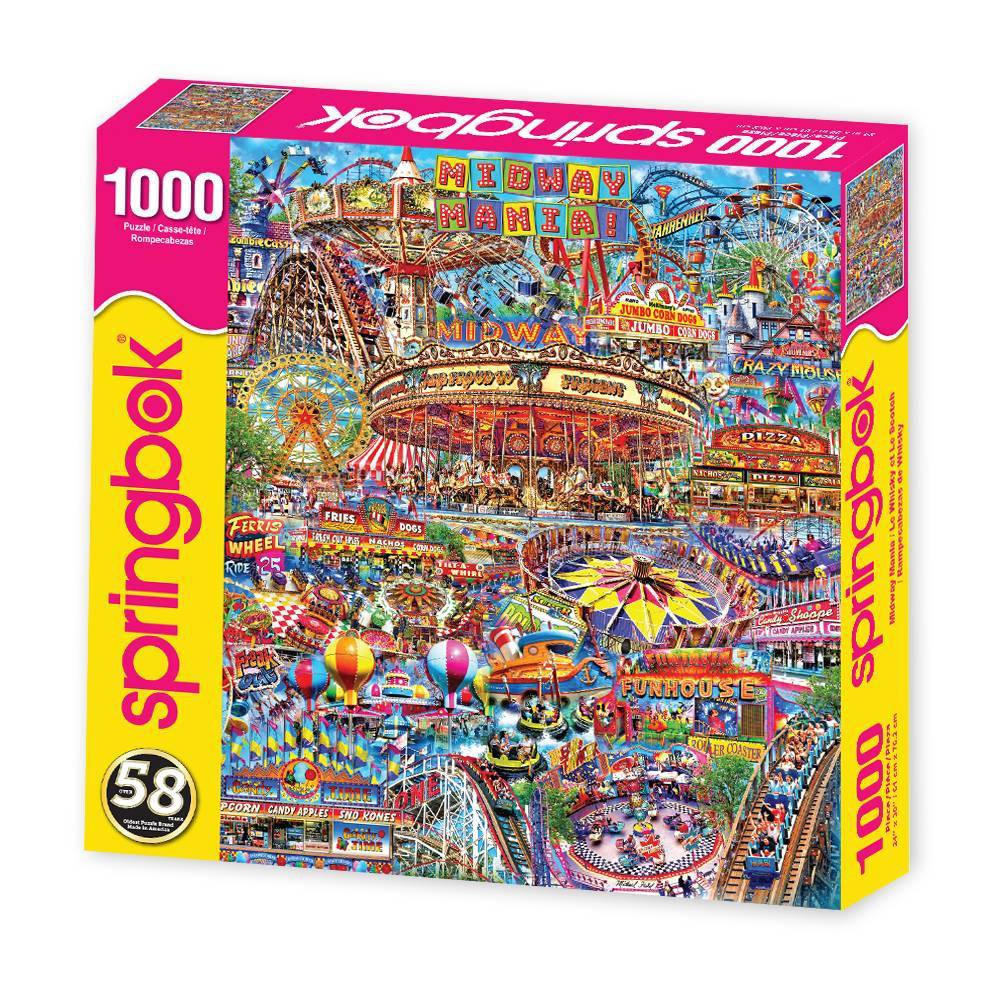Photos - Jigsaw Puzzle / Mosaic Springbok Midway Mania Jigsaw Puzzle - 1000pc 
