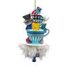 Kurt Adler 6.25-Inch Hollywood Hats Alice Teaparty Ornament - 3 of 4