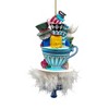 Kurt Adler 6.25-Inch Hollywood Hats Alice Teaparty Ornament - image 3 of 4