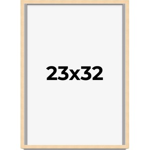 PosterPalooza | Photo Size Classic Modern Yellow Frame - UV Acrylic, Foam Board Backing, Hanging Hardware - 1 of 4