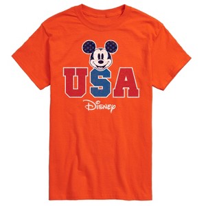 Men's - Disney - Mickey Mouse USA Head Short Sleeve Graphic T-Shirt - 1 of 4