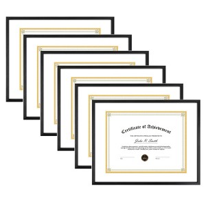 Golden State Art 8.5x11 Aluminum Picture Frame 1.02 Inch Thickness - Pack of 6 - 1 of 4