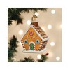 Old World Christmas Glass Blown Ornament for Christmas Tree, Sweet Gingerbread Cottage - 4 of 4