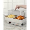 2 Pack Electric Chafing Dishes Buffet Set, 9 QT Stainless Steel Roll Top Catering Chafer Server Food Warmer with Cover for Party Wedding Banquet - 2 of 4