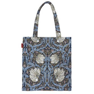 Signare USA William Morris Pimpernel and Thyme Floral Blue Flat Bag/ Tote Bag - 1 of 4