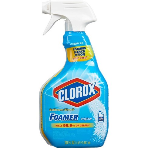 Clorox Bathroom Foamer With Bleach Spray Bottle Original 30oz Target
