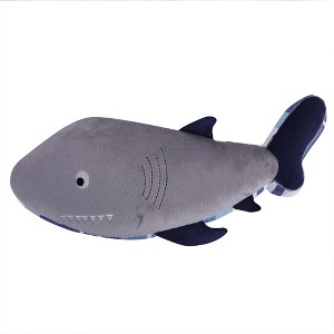 Sammy Shark Shaped Decorative Pillow - Levtex Home - 1 of 3