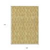 Gold Taupe And Beige Geometric Washable Indoor Outdoor Area Rug - 3 of 4