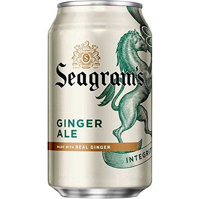 Seagrams Ginger Ale, 12 Oz Can (Pack of 18)