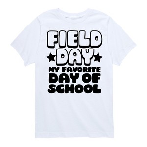 Boys' - Instant Message - Field Day Favorite Day Of School Short Sleeve Graphic T-Shirt - 1 of 4