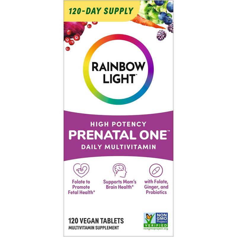 Rainbow Light Prenatal One Multivitamin Tablets - 120ct, 2 of 11