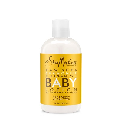 shea moisture raw shea chamomile & argan oil baby healing lotion