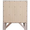 NicBex 23 Inch Nightstand with 3 Curved Fronts Drawers,Wood Side Table for Bedroom,Living Room - 4 of 4