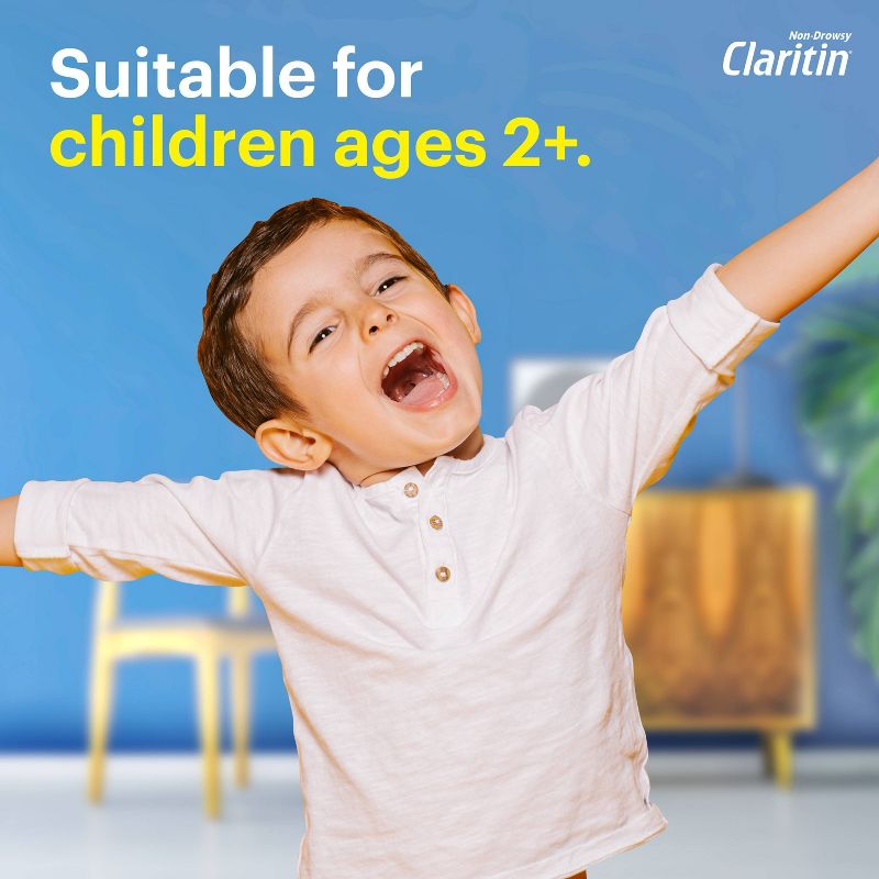 Children&#39;s Claritin Loratadine Allergy Relief 24 Hour Non-Drowsy Bubble Gum Chewable Tablets - 30ct, 4 of 12