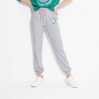 Women's Hello Kitty Athletic Dept. Graphic Joggers - Heather Gray