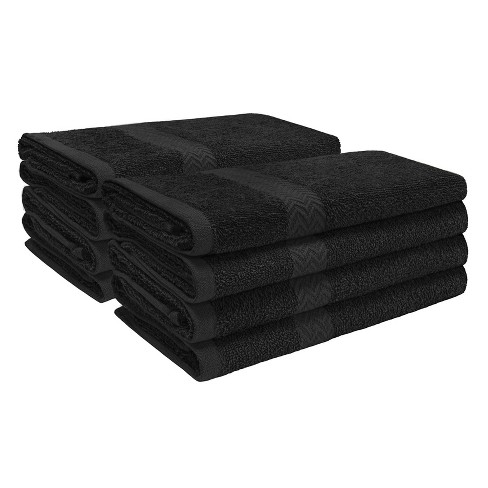 Eco friendly Absorbent 8 piece Hand Towel Set By Blue Nile Mills